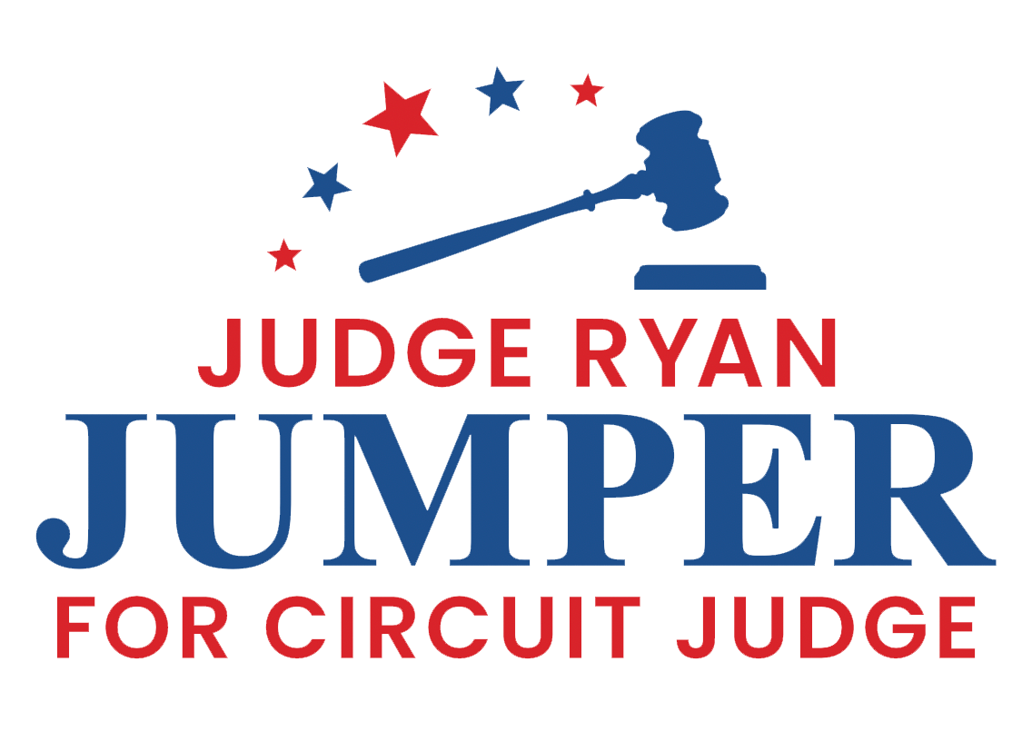 Ryan Jumper for Circuit Judge Logo